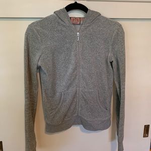 Juicy Couture Velour Zip Up Jacket